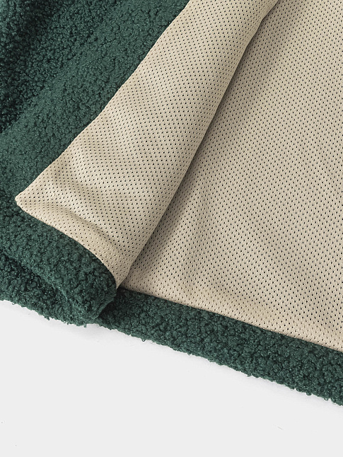 Худи LITTLE LAMB ZIP (размер S, цвет Бежевый-Зеленый)