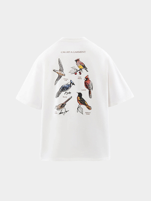 Футболка BIRDS (размер M, цвет Белый)