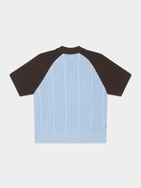 Свитер ABEL POLO (размер L, цвет Коричневый-Голубой)