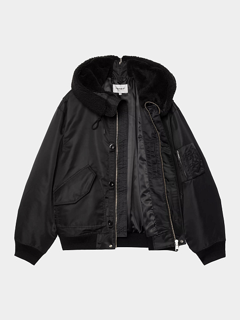 Бомбер HD OLTERA (размер L, цвет Черный)