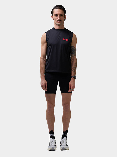 Майка MELTED BUBBLE LOGO MUSCLE (размер L, цвет Черный)