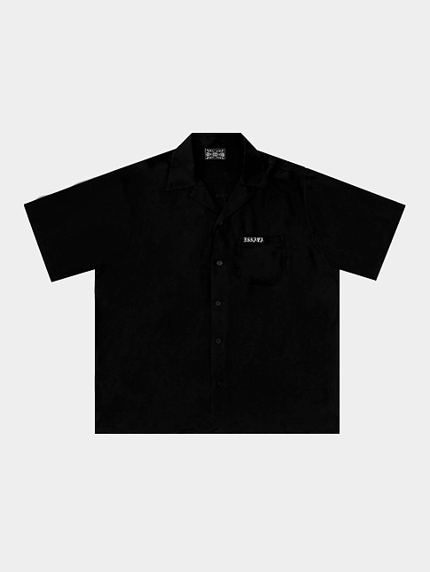 Рубашка SCRIPT SHIRT WHITE LOGO (размер L, цвет Черный)