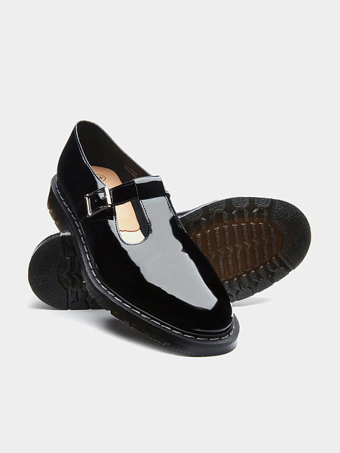 Туфли Black Patent Mary Jane (размер 39 1/2, цвет Черный )