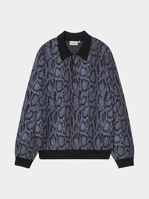 Свитер SNAKE POLO (размер L, цвет Голубой)