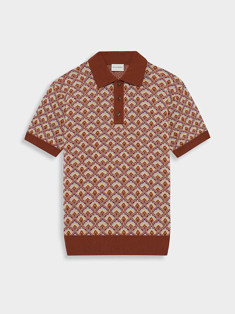 Поло MAILLE TAPISSERIE (размер XL, цвет Разноцветный)
