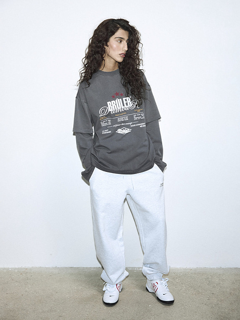 Лонгслив NOTE (размер XL, цвет Темно-серый)