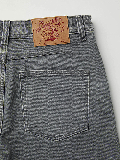 Шорты WASHED CUTOFF DENIM (размер M, цвет Серый)