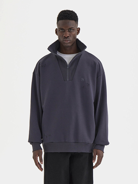 Свитшот LIGHT DESTROY (размер L, цвет Темно-серый)