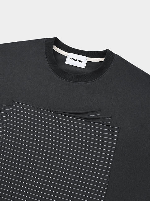 Лонгслив NOTEBOOK (размер L, цвет Темно-серый)