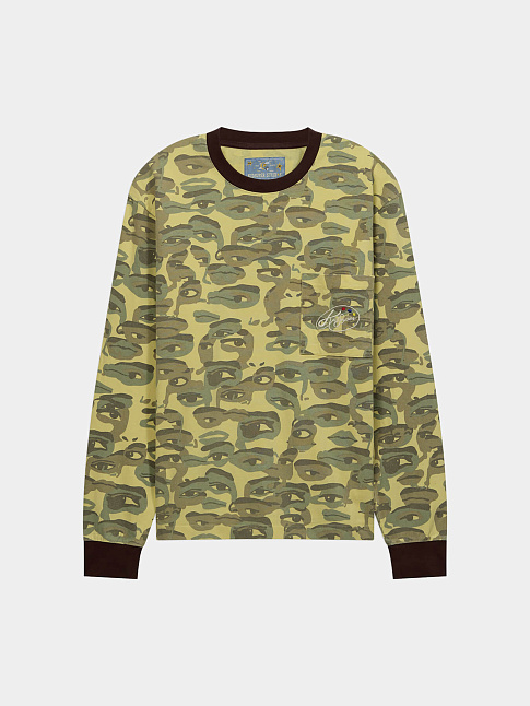 Лонгслив FACE CAMO (размер M, цвет Разноцветный)