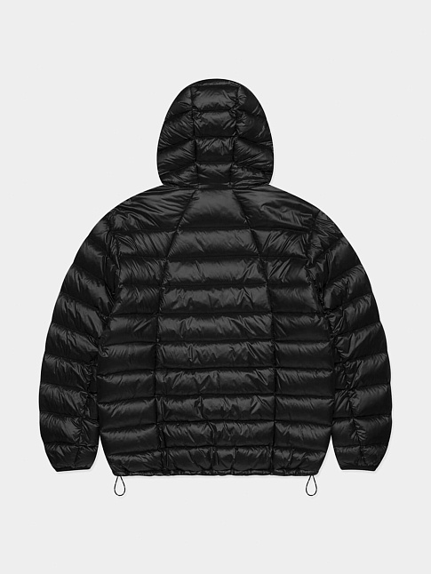 Пуховик OVAL GLOBE LIGHT WEIGHT HOODED DOWN (размер L, цвет Черный)