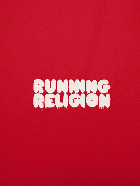 Футболка MELTED BUBBLE LOGO (размер L, цвет Красный)