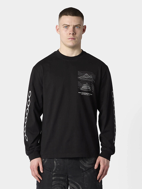 Лонгслив MAP PROJECTION (размер M, цвет Черный)