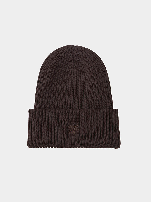 Шапка GOLDWIN LOGO KNIT CAP (размер one size, цвет Коричневый)