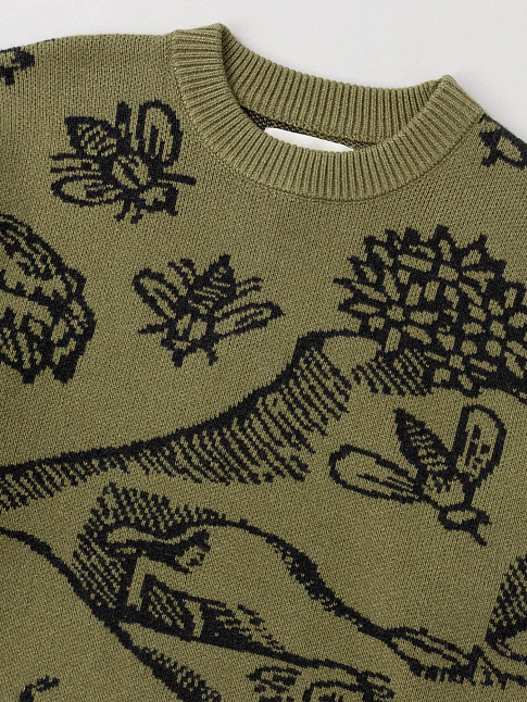 Свитер PLAGUE (размер XL, цвет Зеленый)