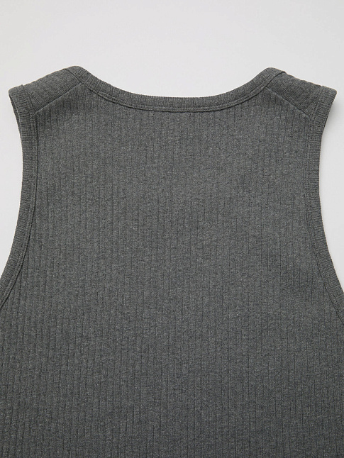 Майка SCOOP-NECK RIBBED (размер M, цвет Серый)