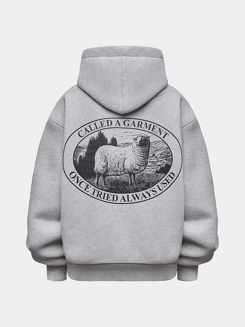 Худи TAMP HEAVY COTTON ZIP (размер S, цвет Серый)