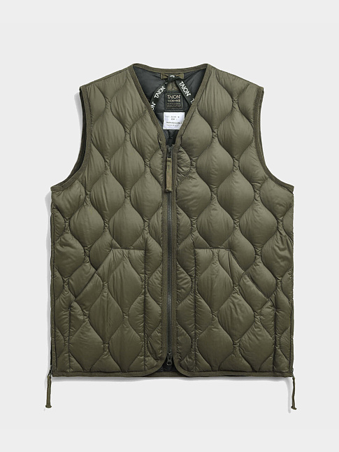 Жилет MILITARY V NECK W-ZIP (размер M, цвет Зеленый)