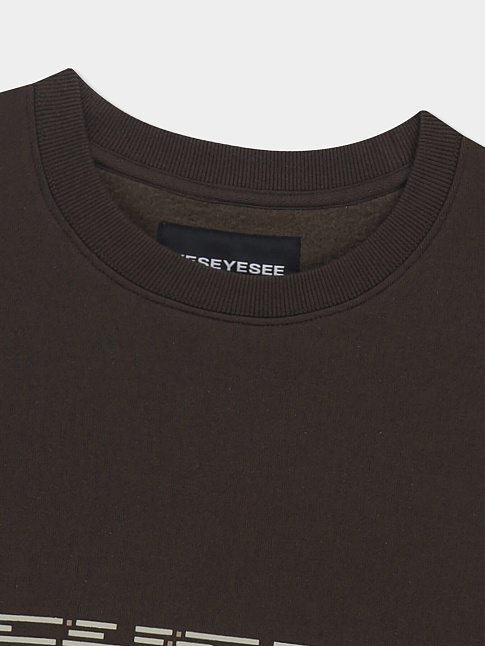 Свитшот Y.E.S ARGYLE (размер M, цвет Темно-коричневый)