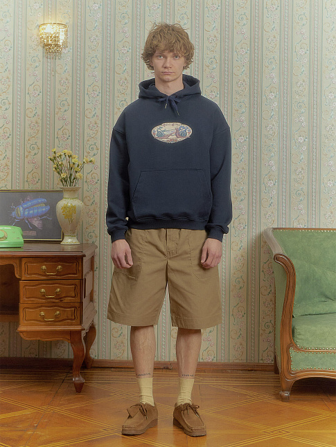 Худи SNAIL CLASH (размер S, цвет Темно-синий)