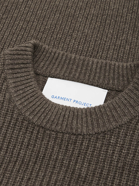 Свитер BOXY WOOL (размер XL, цвет Коричневый)