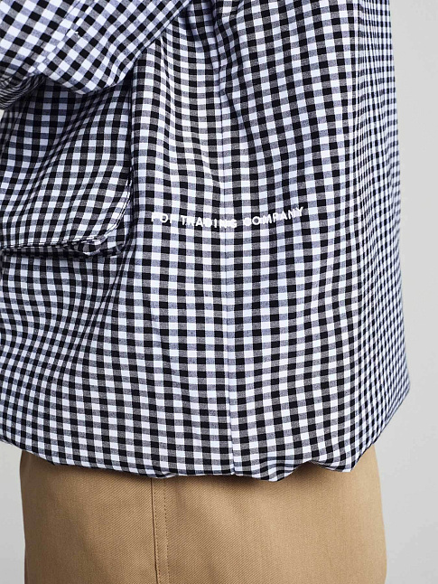 Куртка GINGHAM BOXER (размер M, цвет Черный-Белый)