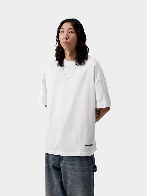 Футболка LINK SCRIPT (размер XL, цвет Белый-Черный)