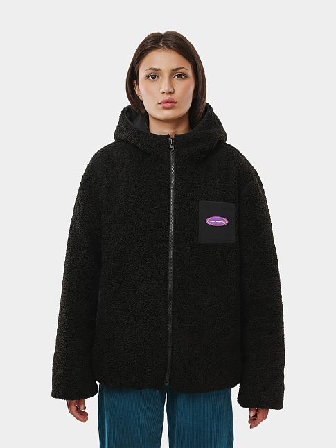 Куртка двухсторонняя (размер XL, цвет Черный)