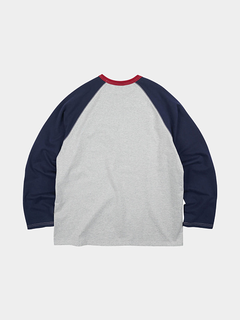 Лонгслив COLOR BLOCK RAGLAN (размер L, цвет Белый)