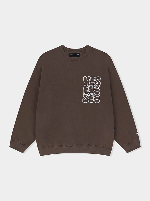 Свитшот C-LOGO (размер M, цвет Коричневый)