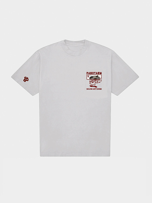 Футболка WIRES WORK (размер L, цвет Белый)