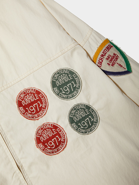 Куртка CAPSLEEVE WAPPEN PIN OX (размер 50, цвет Бежевый)
