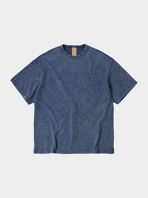 Футболка OG VINTAGE DYEING HALF (размер L, цвет Синий)