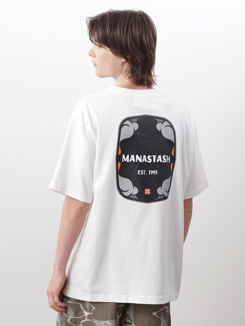 Футболка MHAK LOGO POCKET (размер M, цвет Белый)