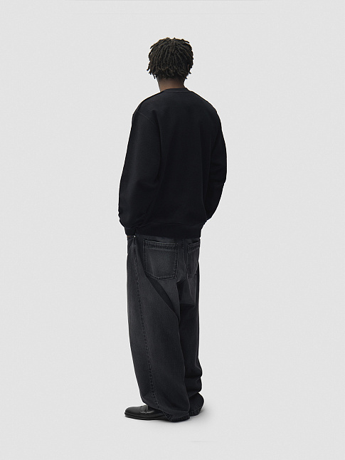 Джинсы FADE WASH BAGGY (размер L, цвет Черный)
