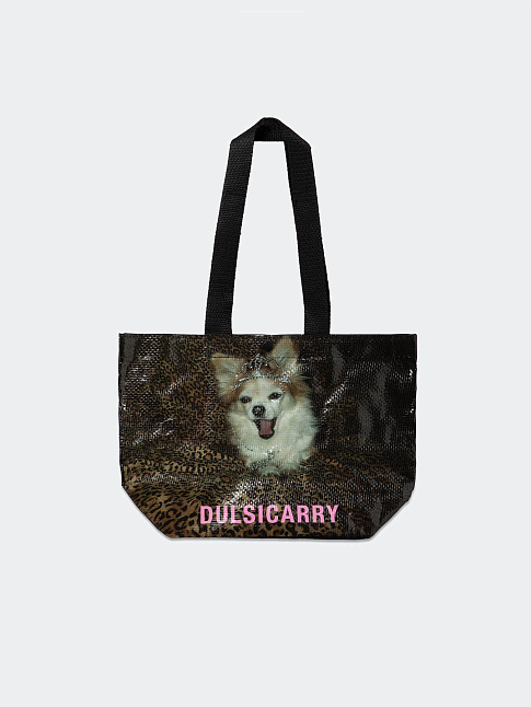 Сумка Гламурная собака с короной (размер one size, цвет Разноцветный)