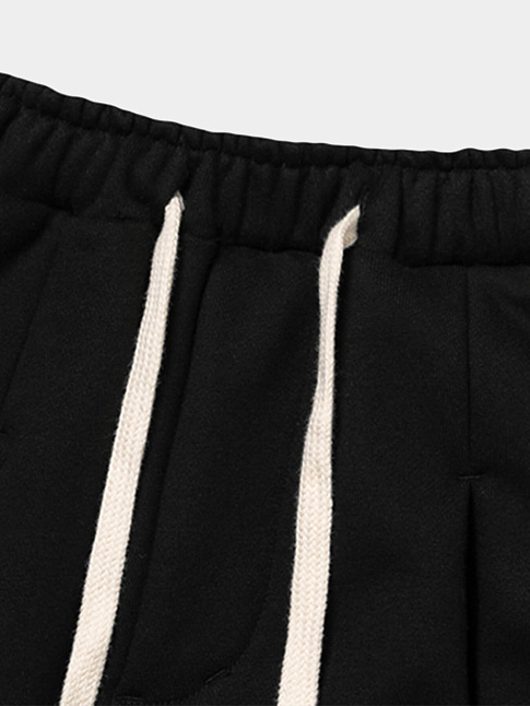 Брюки VALLEY TUCK SWEAT BALLOON (размер one size, цвет Черный)