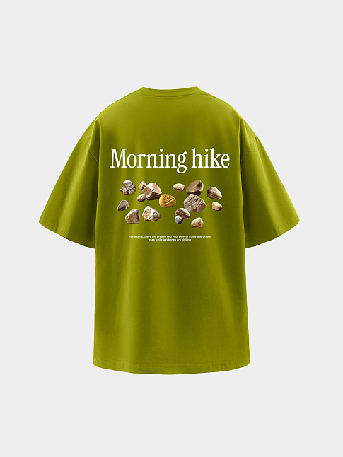 Футболка STONE SHAPES (размер S, цвет Зеленый)