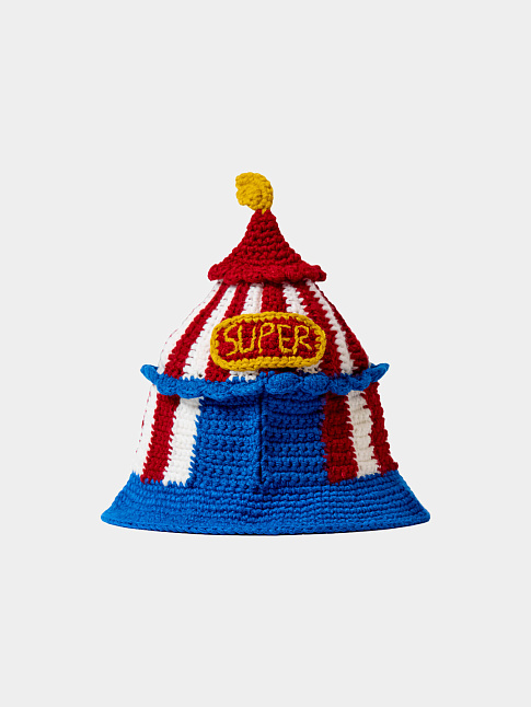Шапка CIRCUS CROCHET BUCKET (размер one size, цвет Разноцветный)