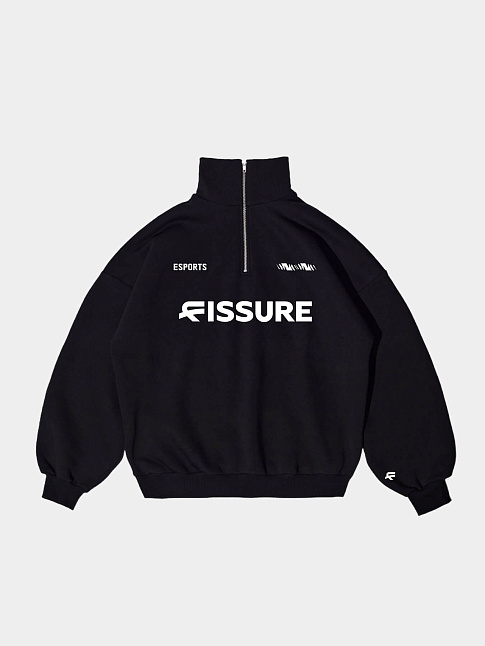 Свитшот с брендингом на груди (размер L, цвет Черный)