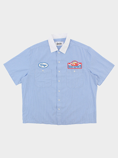 Рубашка ROAD REPORTS (размер M, цвет Голубой)