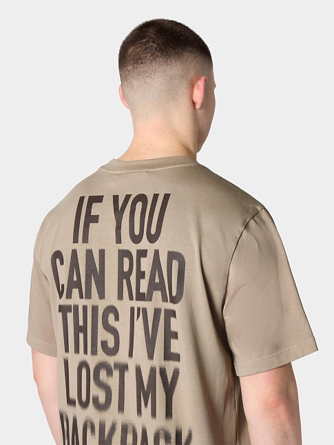 Футболка BOULDER LOST MY BACKPACK (размер M, цвет Серый)