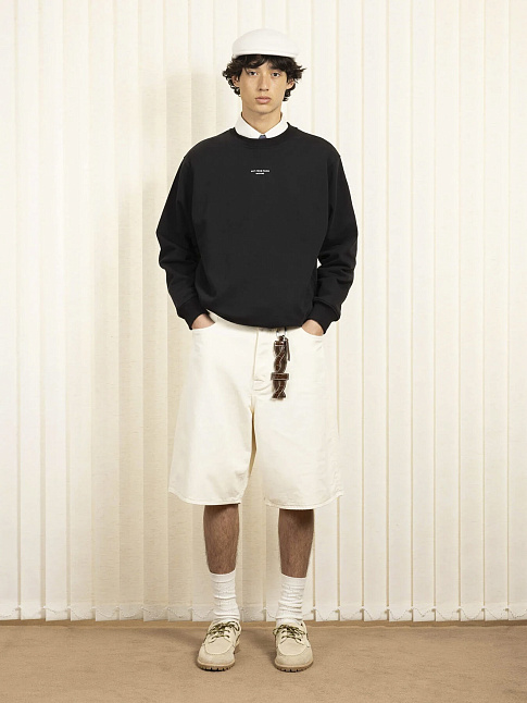 Свитшот SLOGAN CLASSIQUE (размер M, цвет Черный)