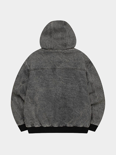 Куртка DENIM WORK HOODIE (размер S, цвет Серый)