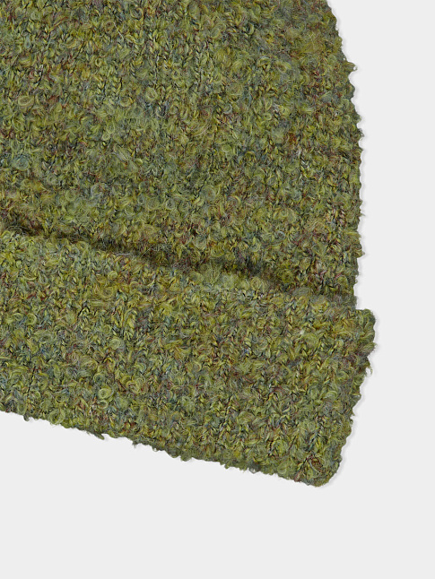 Шапка Y.E.S. BOUCLE (размер one size, цвет Зеленый)