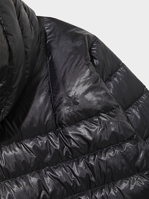 Пуховик 1000FP SPUTTERING HOODED (размер M, цвет Черный)