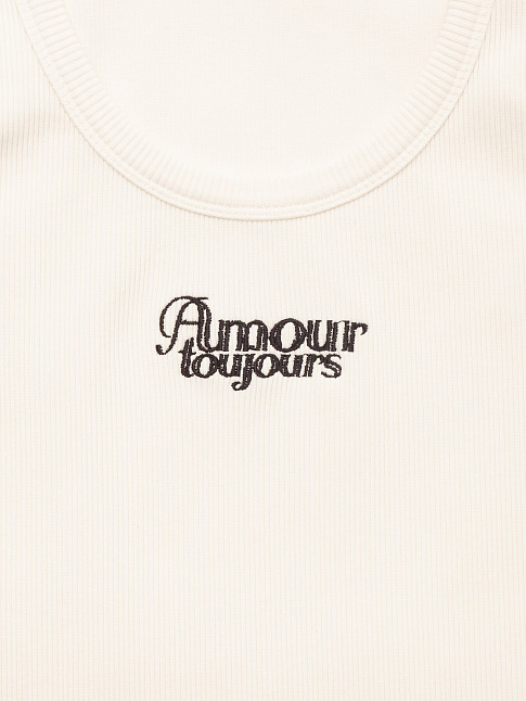 Майка FOREVER YOURS (размер S, цвет Светло-серый)