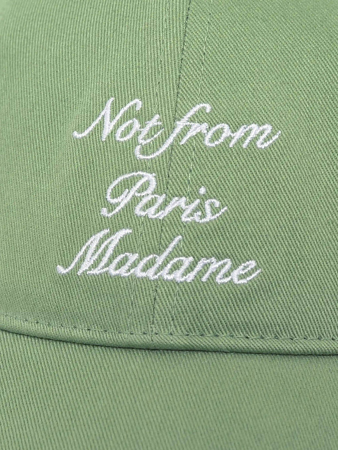 Кепка SLOGAN CALLIGRAPHY (размер one size, цвет Зеленый)