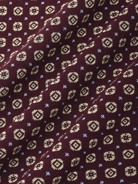 Поло MAILLE JACQUARD CRAVATE (размер M, цвет Красный)