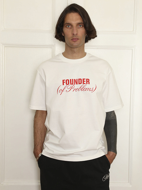Футболка FOUNDER (размер L, цвет Белый)